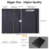 BFDHGQZC Gaming Controllersca PU Leather Padfolio Clipboard Notepad with Pen