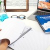 Kolldenn 2 Pcs Organic Biochemistry Spiral Notebook Hexagonal Graph Paper