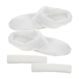 ULTECHNOVO 1 Set Warm Plush Cotton Shoe Liners Removable Washable Winter Inserts for Thick Lined Slippers for Cold Weather Footwear