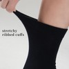 Nitzebrsk Men’s Dress Cotton Socks 5 Pairs, Classic Business Socks