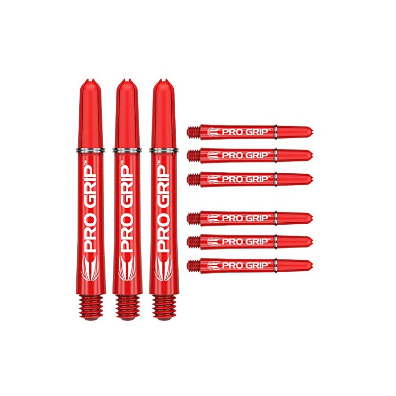 Target Darts 3 x Sets of Red Pro Grip Shaft