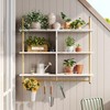 Bestier Kitchen Shelves Wall Mounted Floating Pipe Shelving 3 Tier