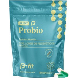 B-FIT B Just Probio - 2 Billones de Probióticos por Cápsula - 60 Cápsulas - Tecnología DuoCap - Producto Natural y Seguro (60 Cápsulas)