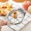 Stainless Steel Apple Slicer and Corer - 8 Blades Heavy