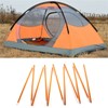 2pcs Outdoor Backpacking Aluminium Alloy Tent Pole Support Bar For