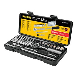 Pretul JD-1/4X22SAE-P, Juego de autoclé de 22 piezas, std, 1/4"