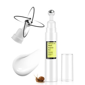 Snail Peptide Eye Cream For For Dark Circles, Puffiness and Fine Lines, Snail Mucin Eye Cream With Niacinamide, Hyaluronic Acid. (1 PCS-17ml)