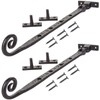 TERF®250mm Heavy Duty Antique Black Window Casement Stay Spoon Style