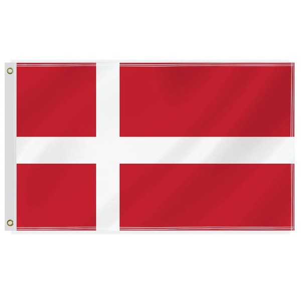 3×5 FT Danmark Flag,Large Danish National Decor,Denmark Double Side Digital