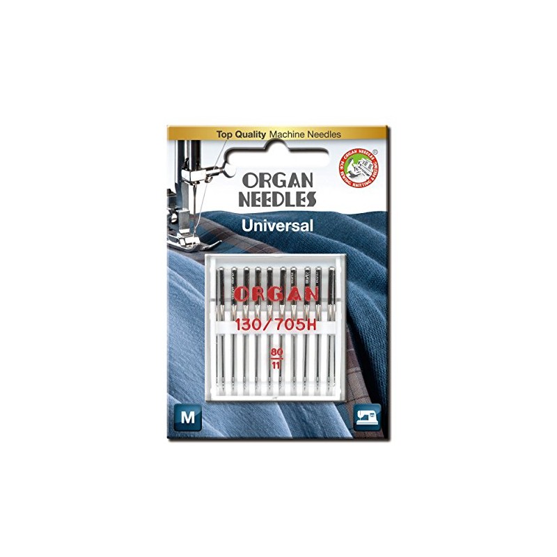 Organ Needles Universal Needles # 80/11 X 10 Needles