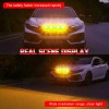CHUSYYRAY 4xYellow LED Light Raptor Style Front Grille Light for