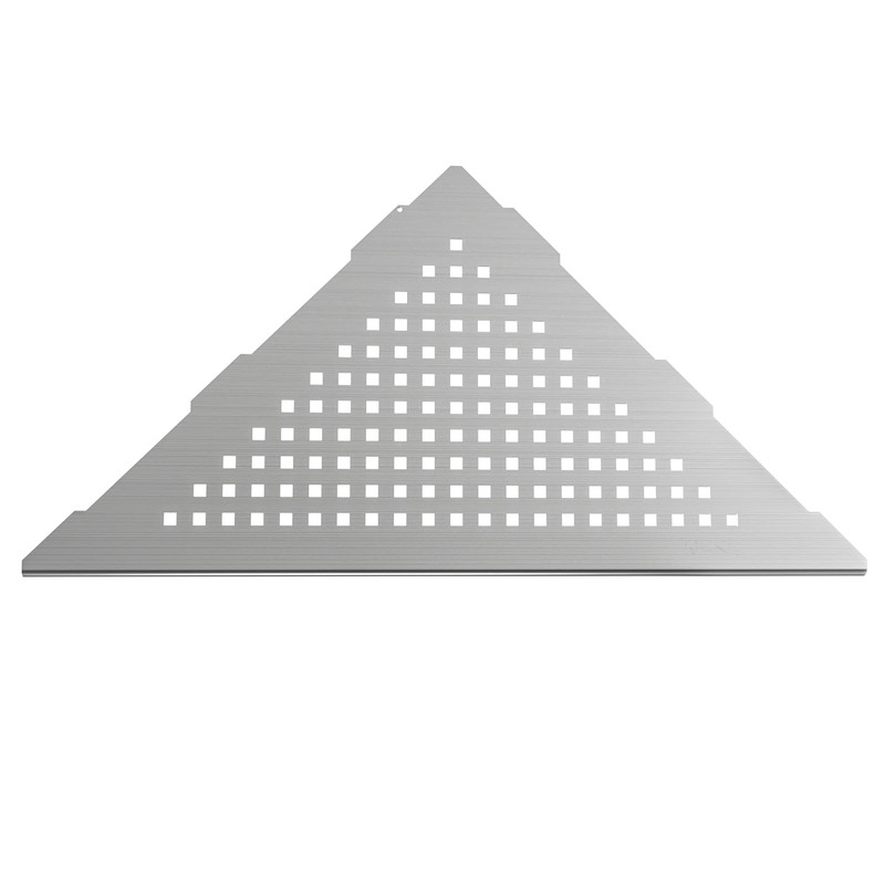 Qeke Corner Shower Shelves, 10” Recessed Tile Shower Shelf Brushed
