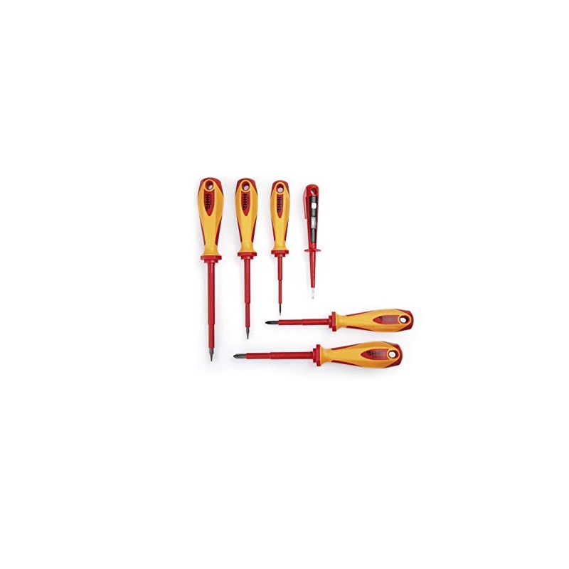 H + H Werkzeug VDE Screwdriver Set 6-Piece Including Voltage