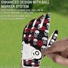 FINGER TEN Men's Golf Gloves Left Right Hand Leather with