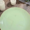 Tableclothsfactory 10 Pack | 10" Glossy Sage Green Round Plastic