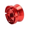 2Pcs NAB Hub Adapters for Studer ReVox Red Polished Aluminium