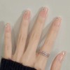 CQJSYL Nail Tip, Short Nail, 24 Pieces, Spring and Summer,