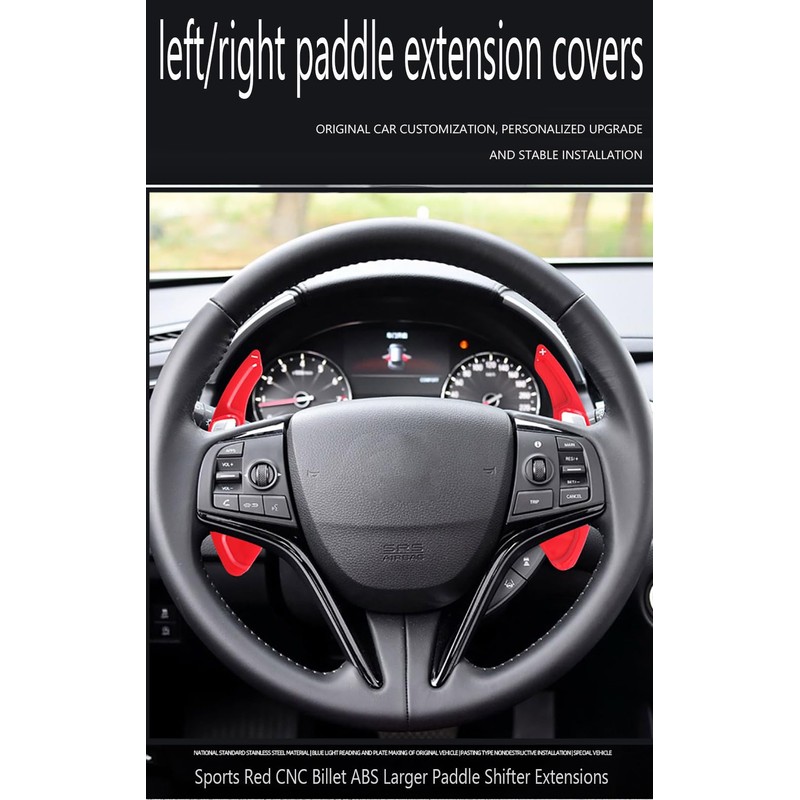 HIBEYO Car Shift Paddle Extender Fit for Honda Spirior Accord