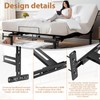 Universal Bed Headboard Brackets, Adjustable Bed Base for Twin/King/Queen/Full Size