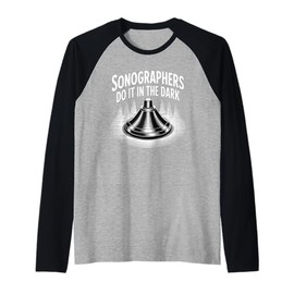 Ultrasound Technologist Funny Cardiac Sonographer Raglan Baseball Tee