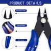 2Pcs Cable Wire Cutter, Flush Side Wire Cutters, 3D Printer