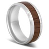 Akitsune Byakko Ring | Women's Men's Wood Stainless Steel Designer