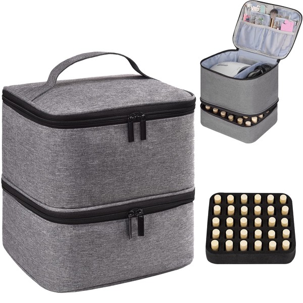 Nail Polish Organizer Holds 30 Bottles (15ml) and 1 Nail