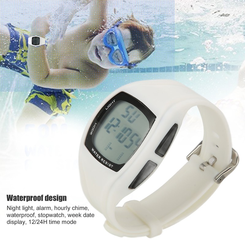 Students Electronic Watch Waterproof Stopwatch Dual Time Fashionable Digital Sports