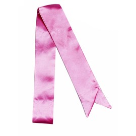 HANGSET Ribbon scarves for women, handbags, ribbons, fashion accessories, headbands (Pink)