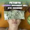 PETARYA Buckwheat Hull Filled Eye Pillow, Yoga Meditation Accessories Lavender