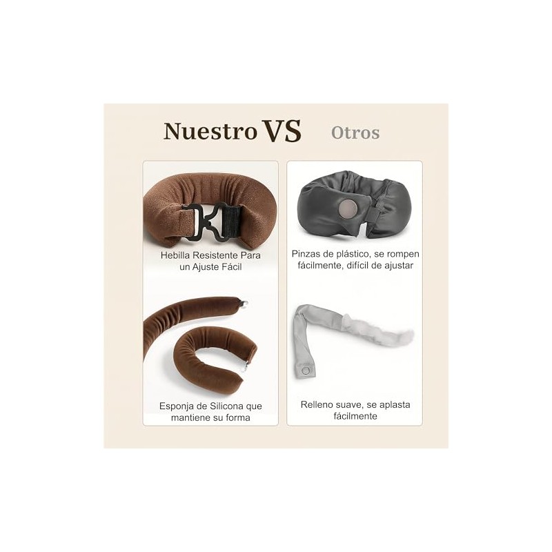 Rulos de Secado Nocturno | Rulos para Rizar el Cabello