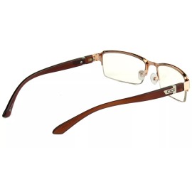 New WB Mens Womens Clear Lens Frame Glasses Designer Fashion Optical RX Half Rim