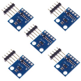 A-DIGISHUO 5pcs GY-302 BH1750 BH1750FVI Digital Light Intensity Light Brightness Sensor Illumination Module Light Intensity Illuminance Module