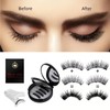 Magnetic Eyelashes - 5D Glam False Lashes, Reusable & Waterproof,