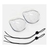 DADADEFEIJI 2 Pcs Porous Transparent Eye Mask Ventilation Transparent Eye