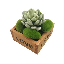 Best Starloop 40 Pieces Artificial Moss Rocks Decorative Faux Green Moss Covered Stones (3 Size)