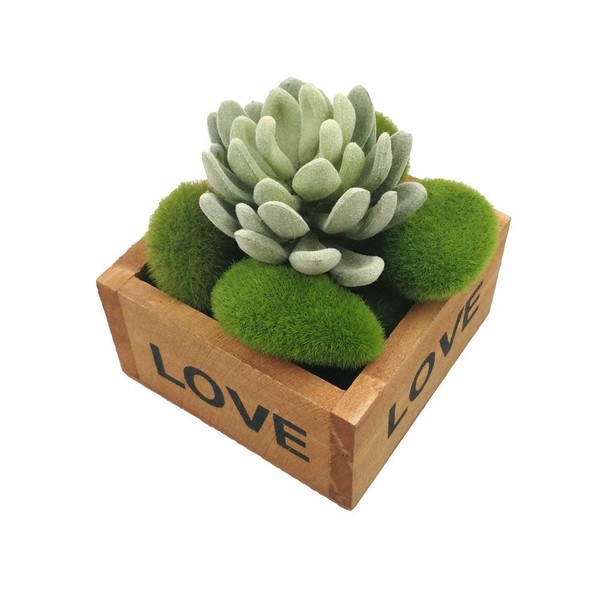 Best Starloop 40 Pieces Artificial Moss Rocks Decorative Faux Green