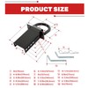 KUAFU 2 Pcs Adjustable Trailer Stake Pocket D Ring 5400LBS/