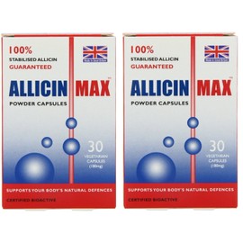 Allicin Max 30 Veg Caps (Pack of 2 - 60 Caps)