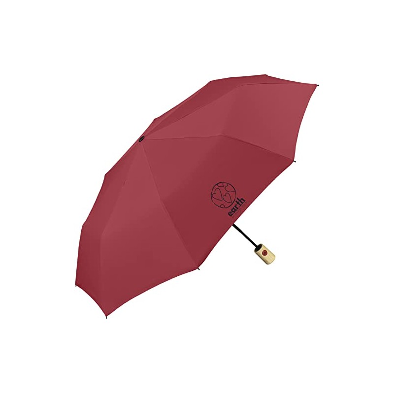 Happy Rain Pocket Umbrella with Automatic Earth, blush piment, Automatic