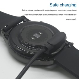 Smart Watch Magnetic Charger Cord, 2 Pin 3.3Ft USB Fast Charging Cable Power Base Fits for Xiaomi Haylou RT2 LS10 Smartwatch, Over Voltage and Current