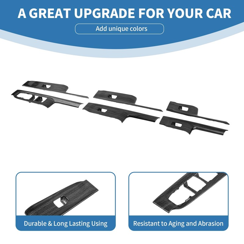 PDKLIN for Silverado Window Switch Door Panel Trim Cover for