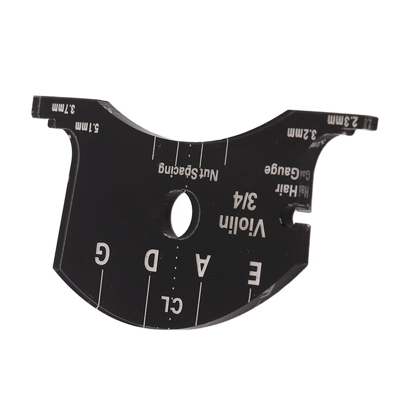 Violin Bridge Reference Tool Acrylic Accurate Violin Bridge Mold Fingerboard