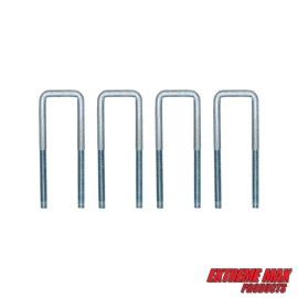 Extreme Max 3005.3784 6" U-Bolt 4-Pack for Pontoon Trailer Guide-On System