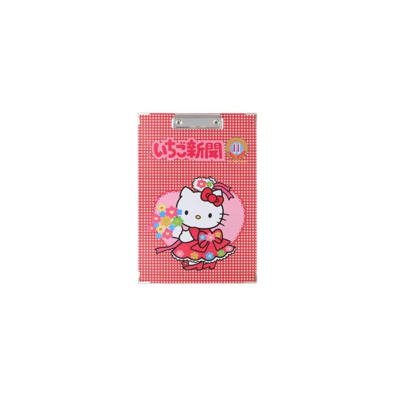 Sun-Star Stationery S4141652 Strawberry Newspaper, Sanrio Characters, Goods, Clipboard, Check