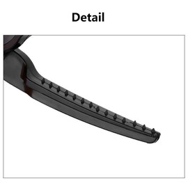 Black Fishing Grabber Tool ABS Plastic Fishing Pliers, Saltwater Resistant Hook Remover Fishing Sea Braid Line Cutting and Split Rings Pack of 1