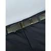 Ledergürtel für Herren, 90-120 cm, verstellbar, eleganter Ledergürtel in Schwarz
