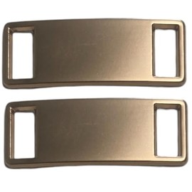 GrandslamEX Shoes Piercing Accessories, Shoelaces, Piercing, Charm, Sneakers, Duble Plate, Parts, Metal Fittings, Gold, Silver, Black, Metal, Decorative, Gold, Black Plate