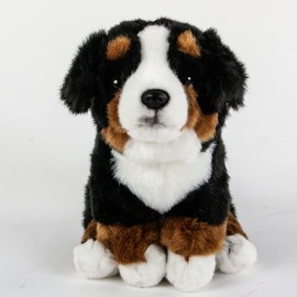 Teddys Rothenburg Cuddly Toy Bernese Mountain Dog Puppy Sitting 25 cm Dog Plush Dog