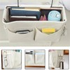 AIMALL Dormitory Bedside Storage Caddy, Hanging Basket Organizer, Bed Holder
